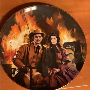 Gone With The Wind Plate 1988